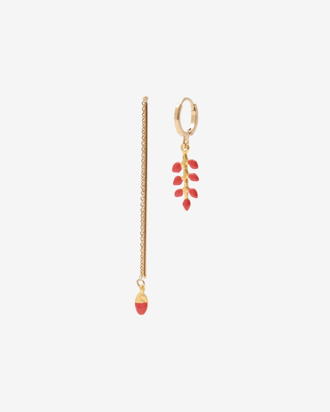 Boucle D'Oreille Bl0986 - Orange