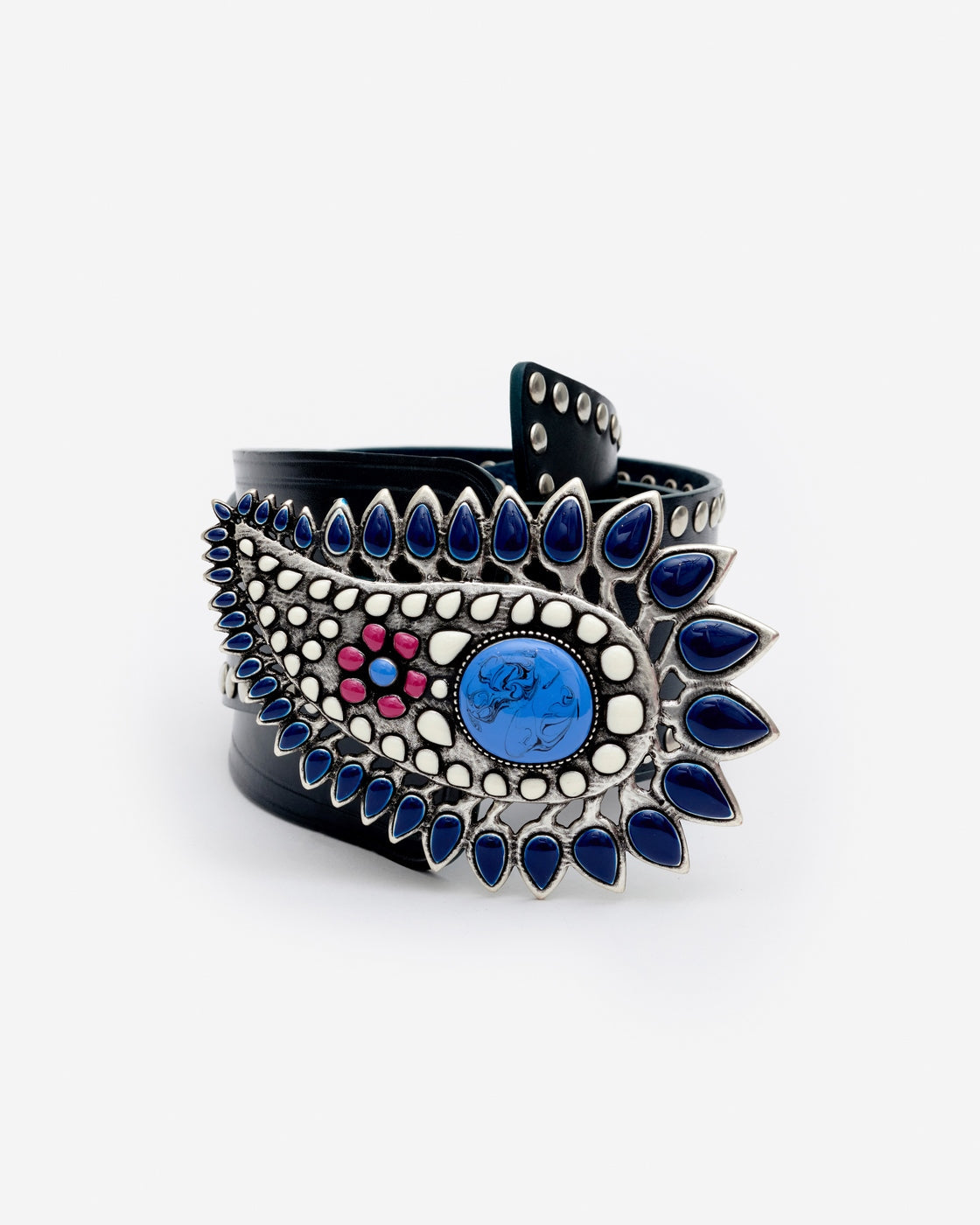 Ceinture Aliette - Blue/Silver