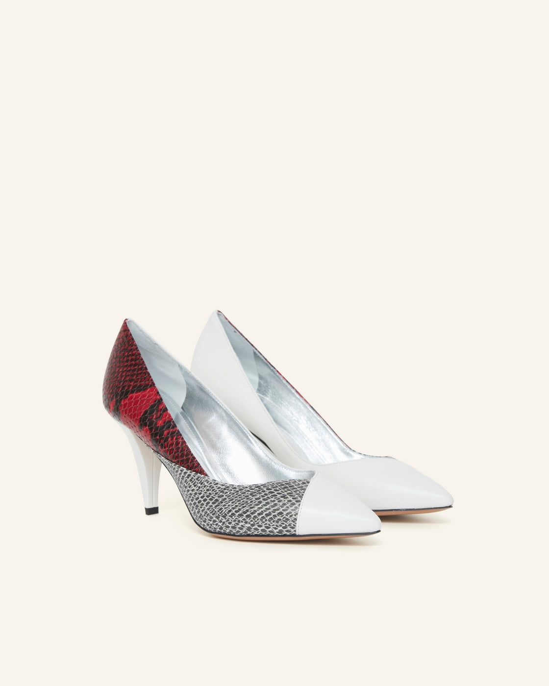 Escarpins Payley - White/Red