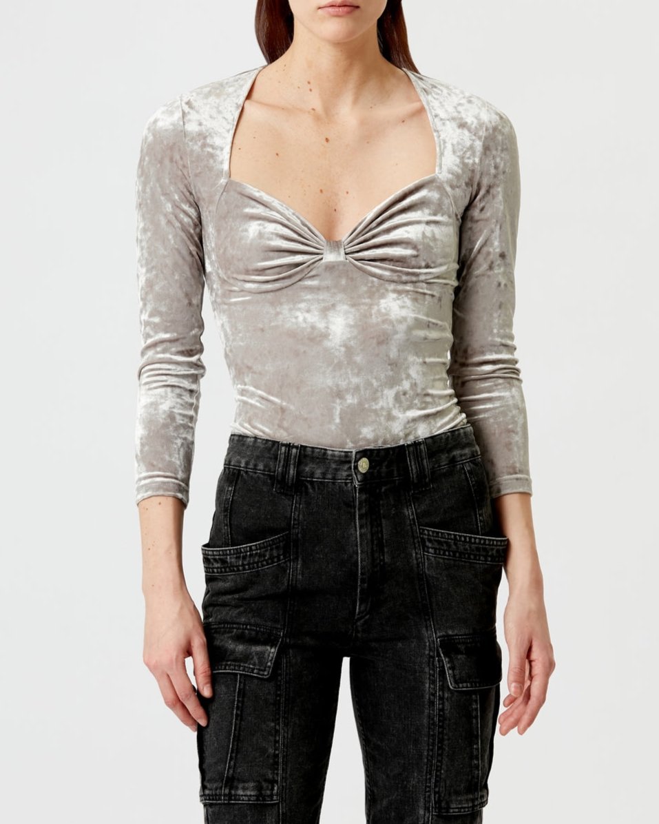 Haut / Top Gubaia - Snow Grey