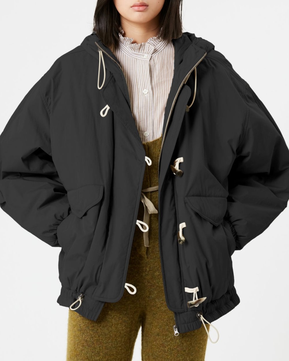 Manteau Daisy - Faded Black