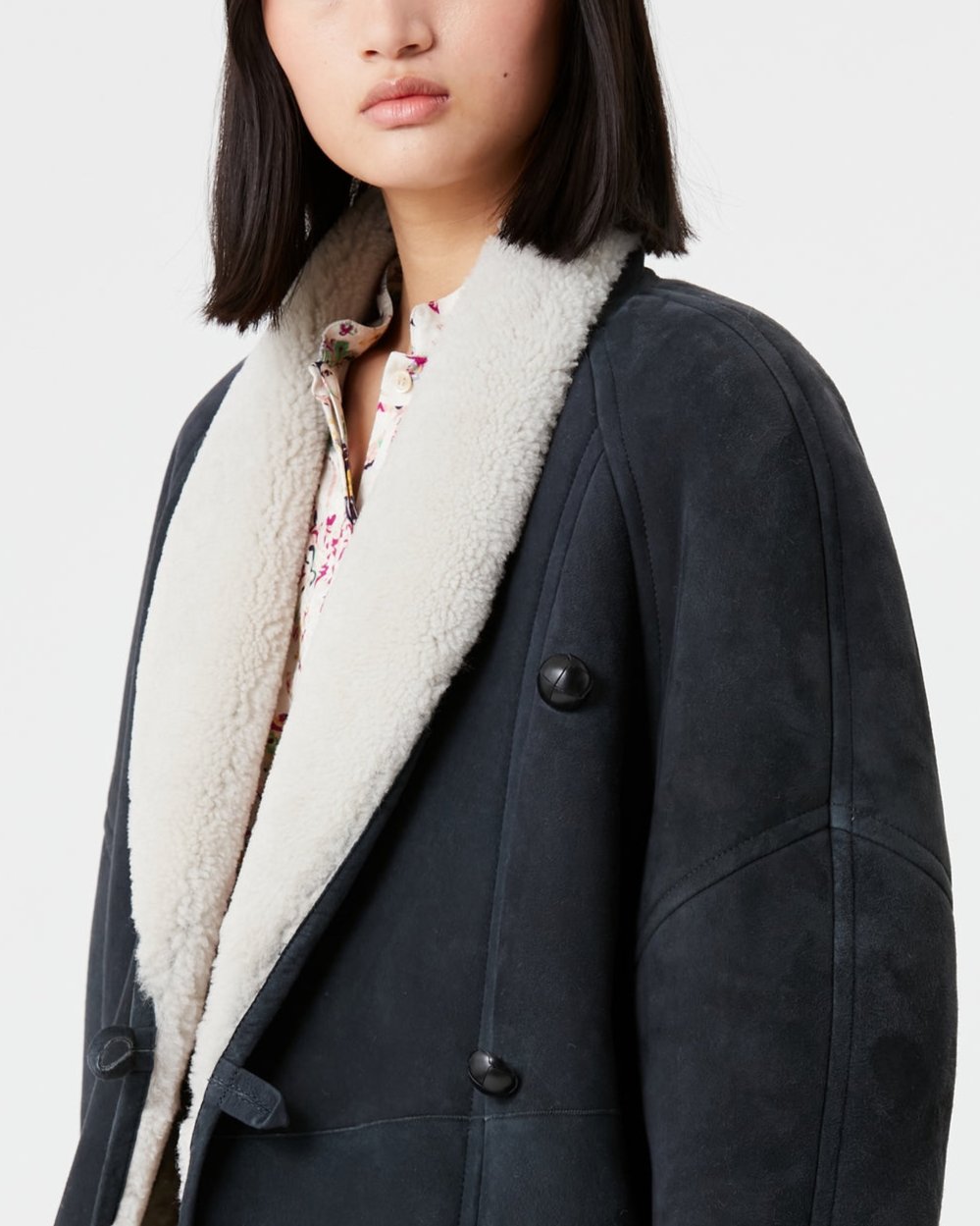 Manteau Abenila - Faded Black