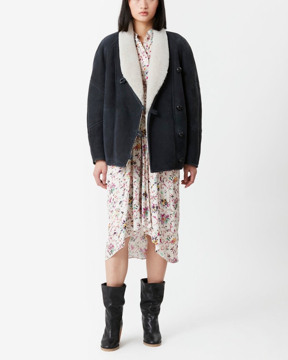Manteau Abenila - Faded Black