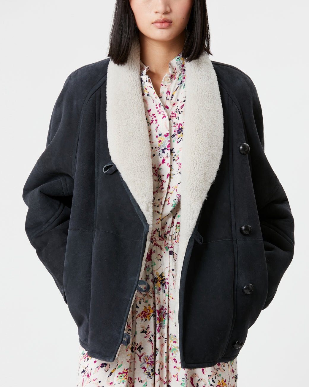 Manteau Abenila - Faded Black