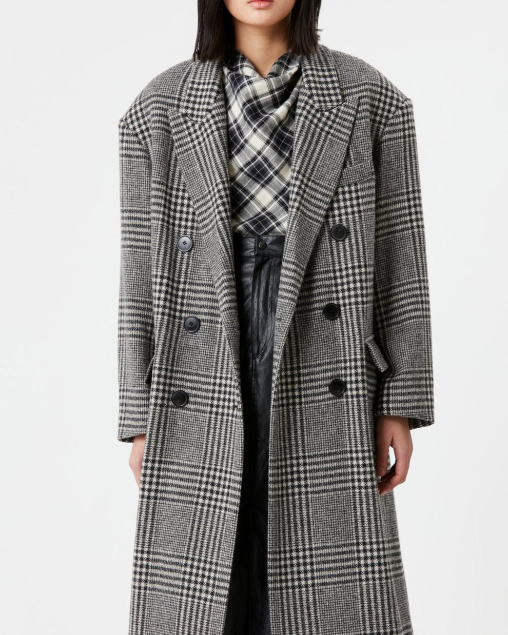 Manteau Lojima - Ecru/Black