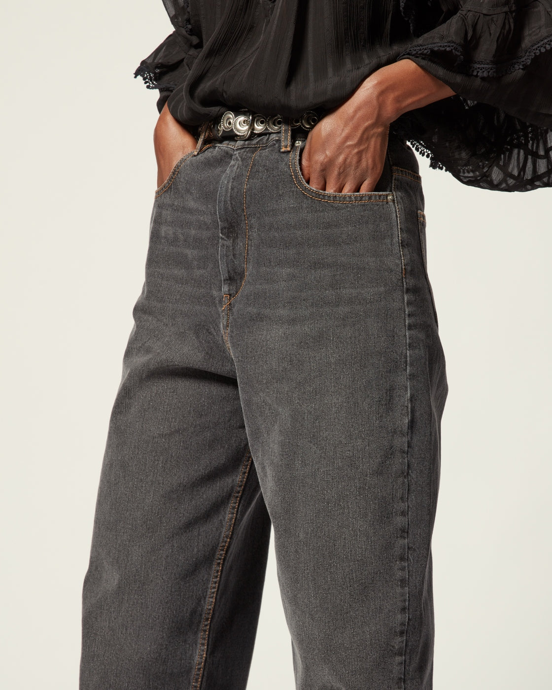 Pantalon Corsyj - Faded Black