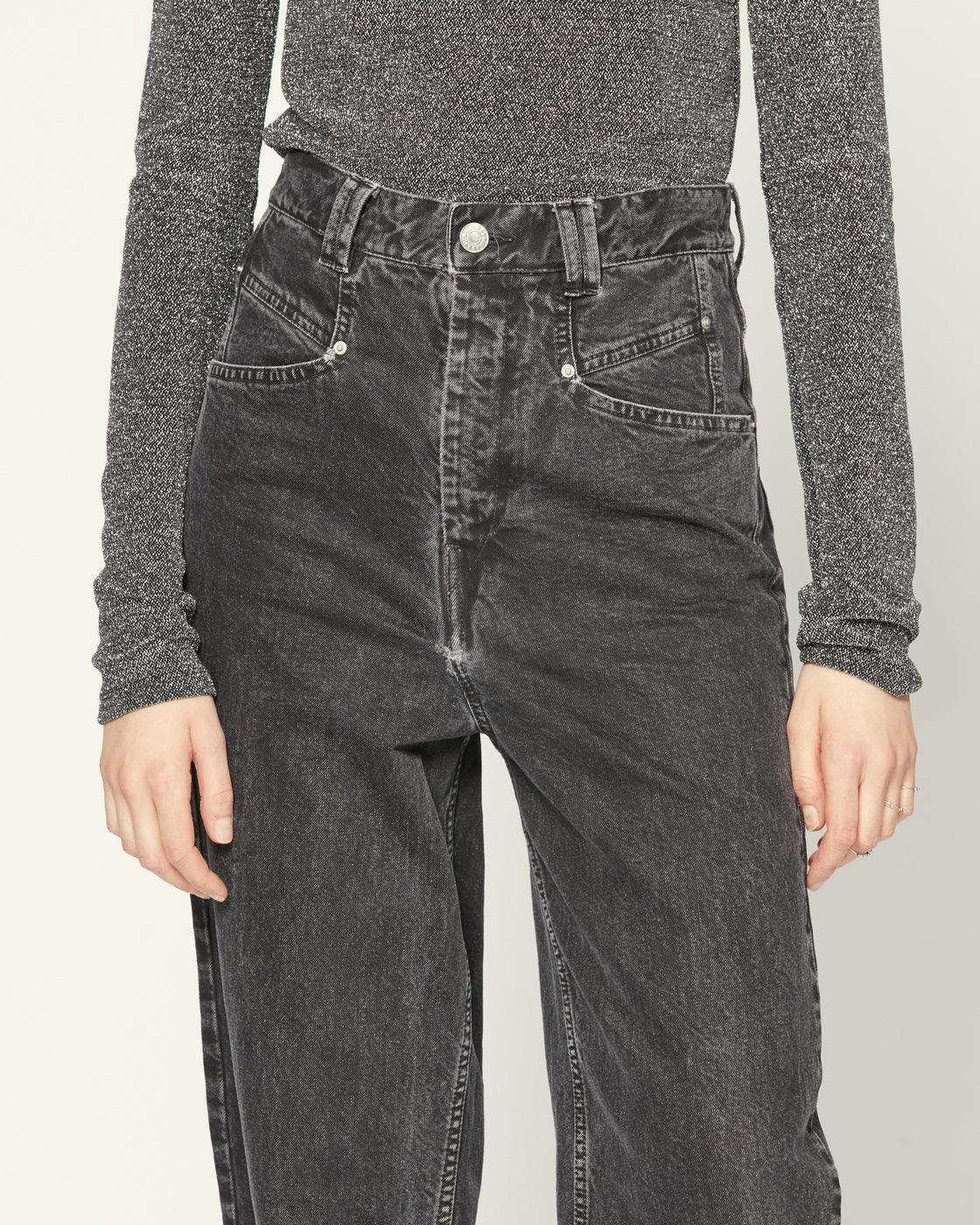 Pantalon Naliska - Faded Black