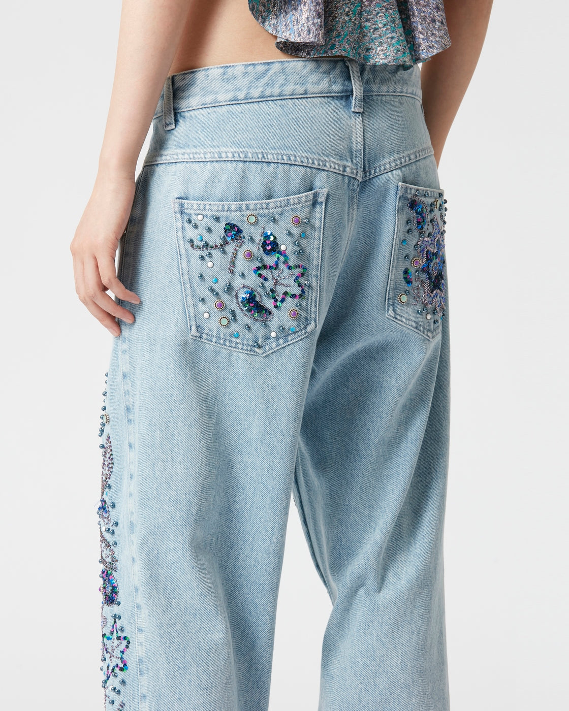 Pantalon Nadegeil - Light Blue