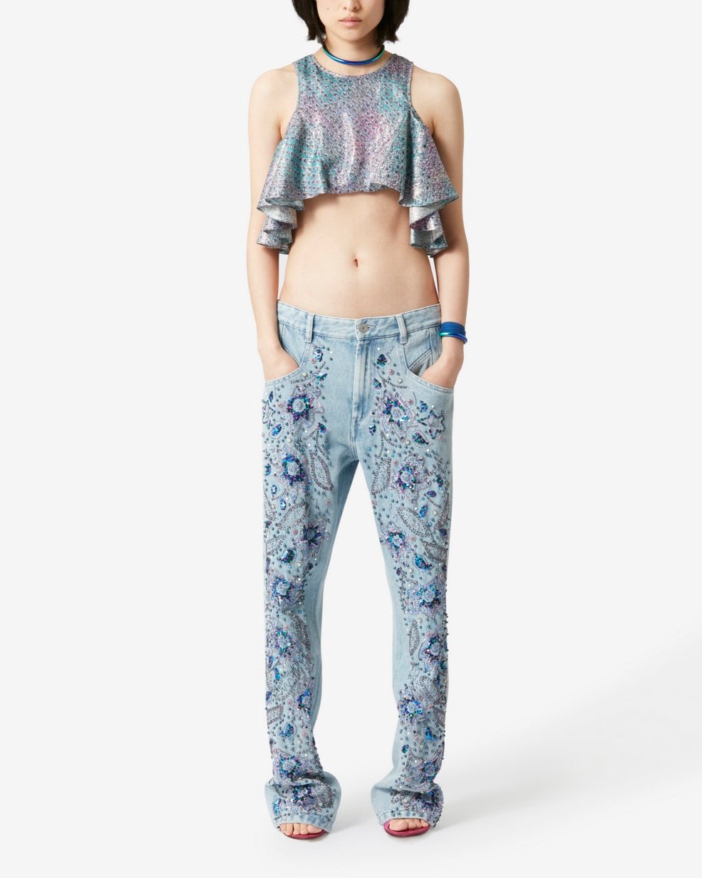 Pantalon Nadegeil - Light Blue