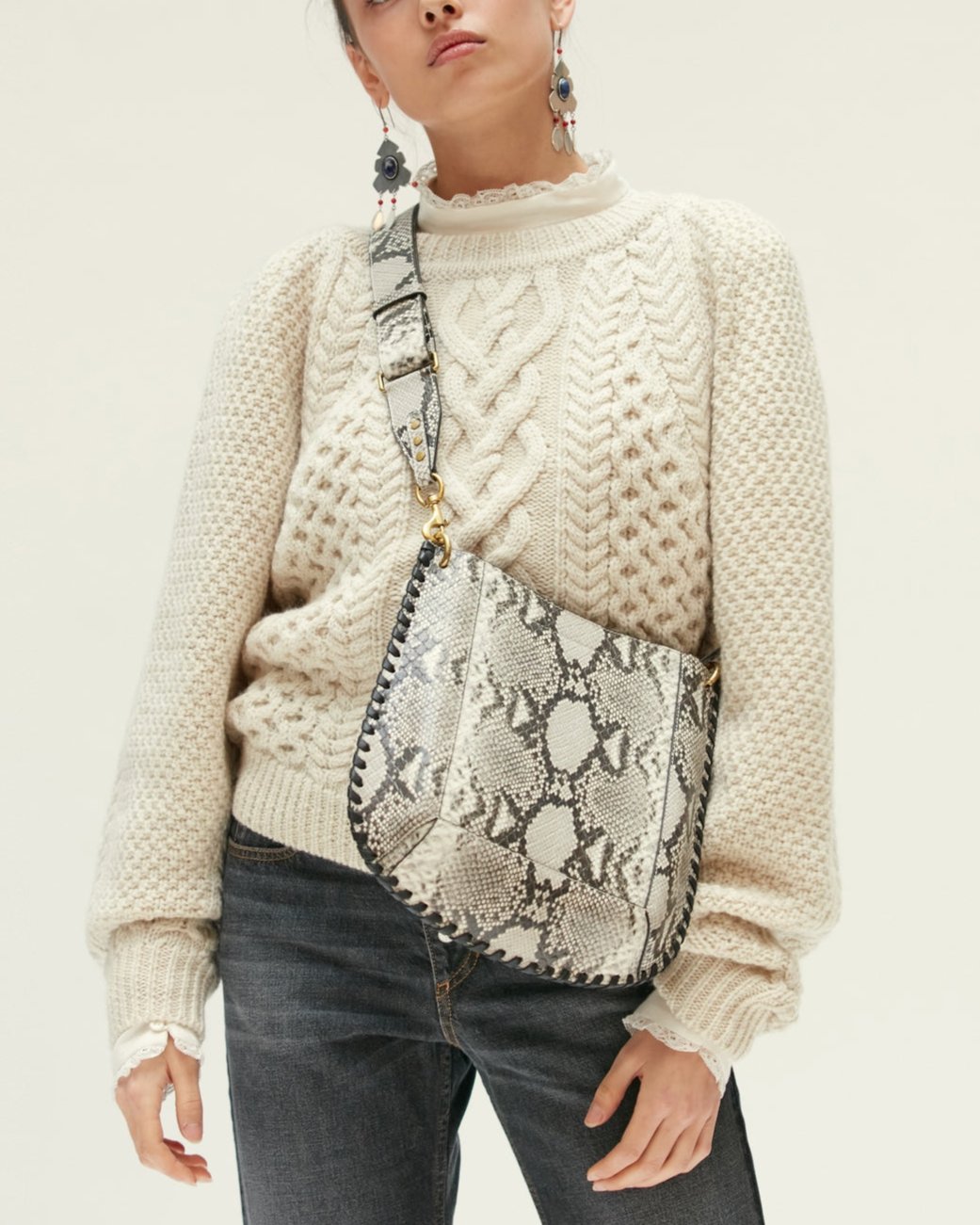 Porte Epaule Oskan New - Chalk