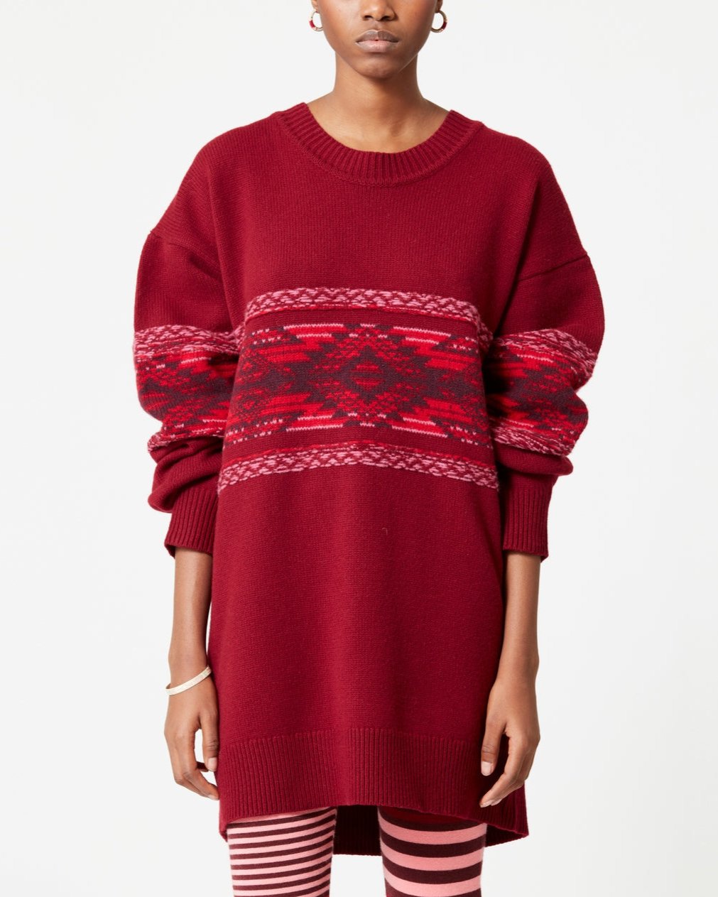 Pull Avril - Burgundy