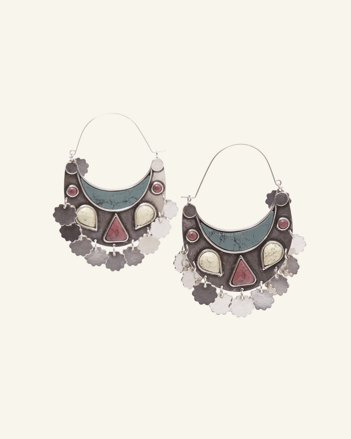 Boucle D'Oreille Bl1043 - Pacific/Silver
