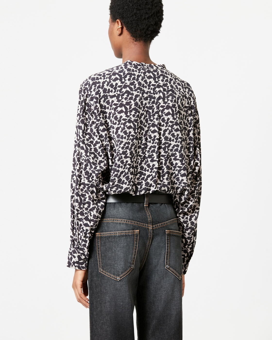 Chemise Catchell - Ecru/Black
