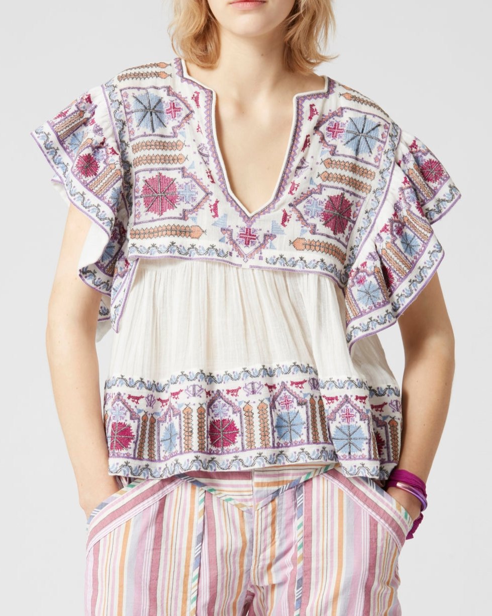 Haut / Top Clover - White