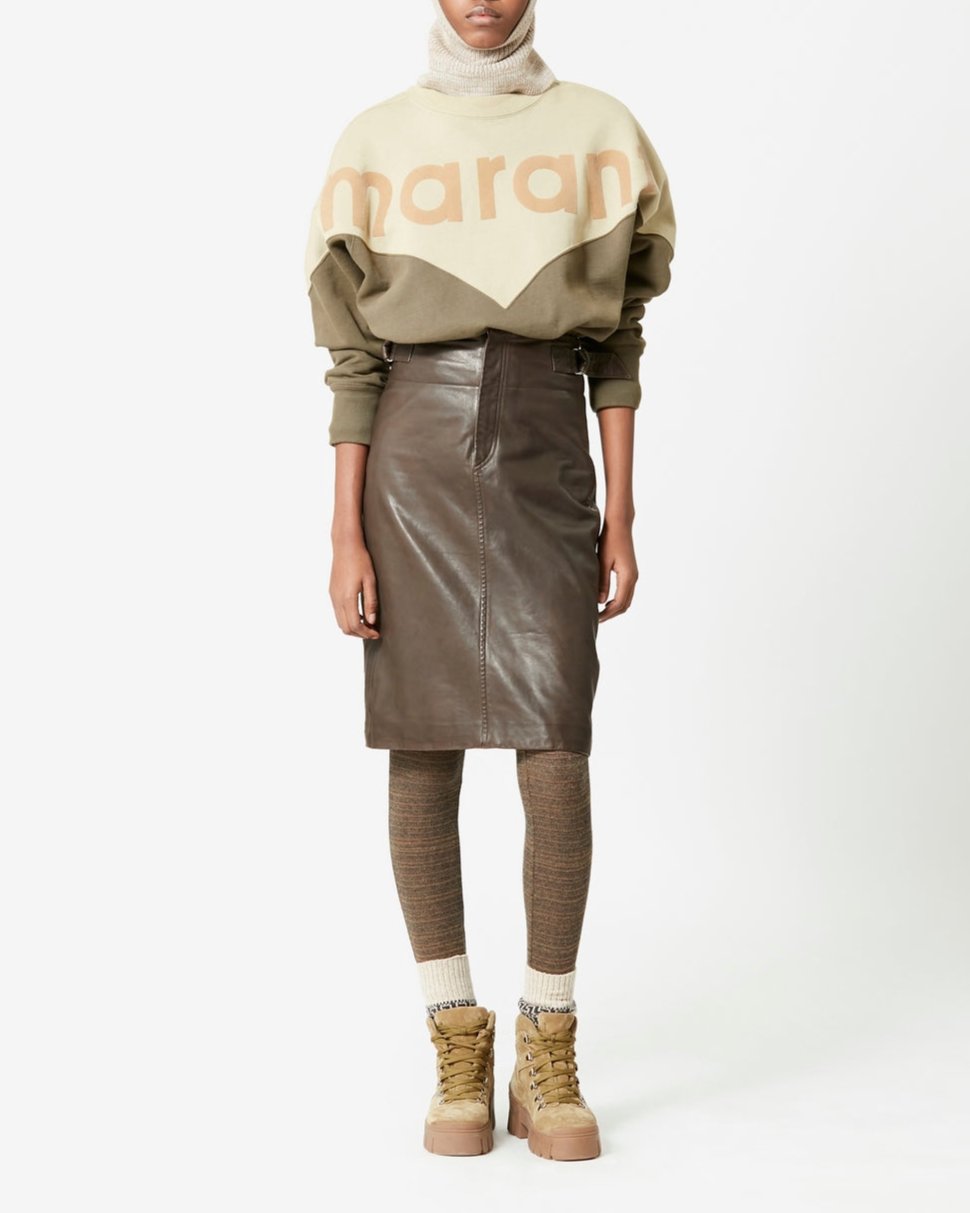 Jupe Bertille - Dark Khaki