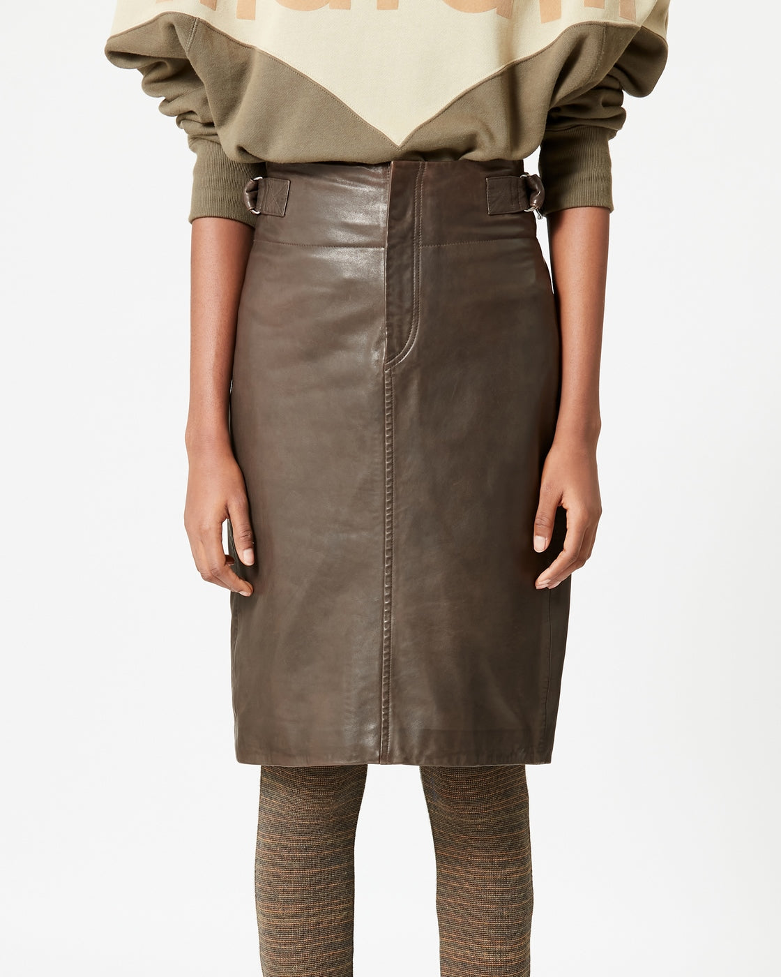 Jupe Bertille - Dark Khaki