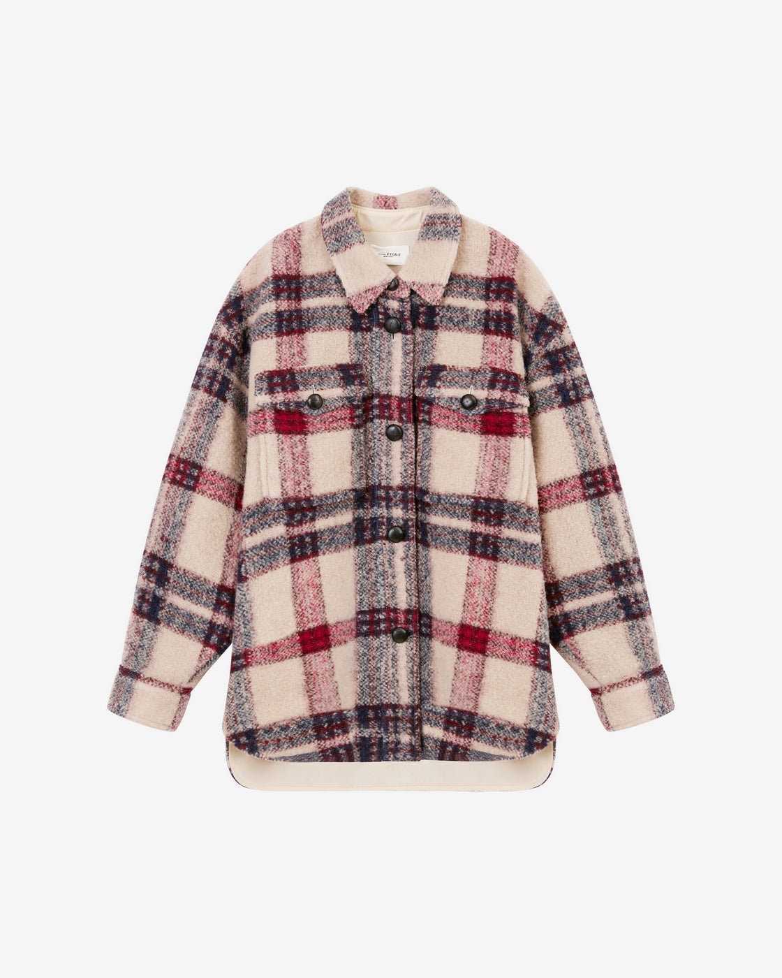 Manteau Harveli - Burgundy/Ecru