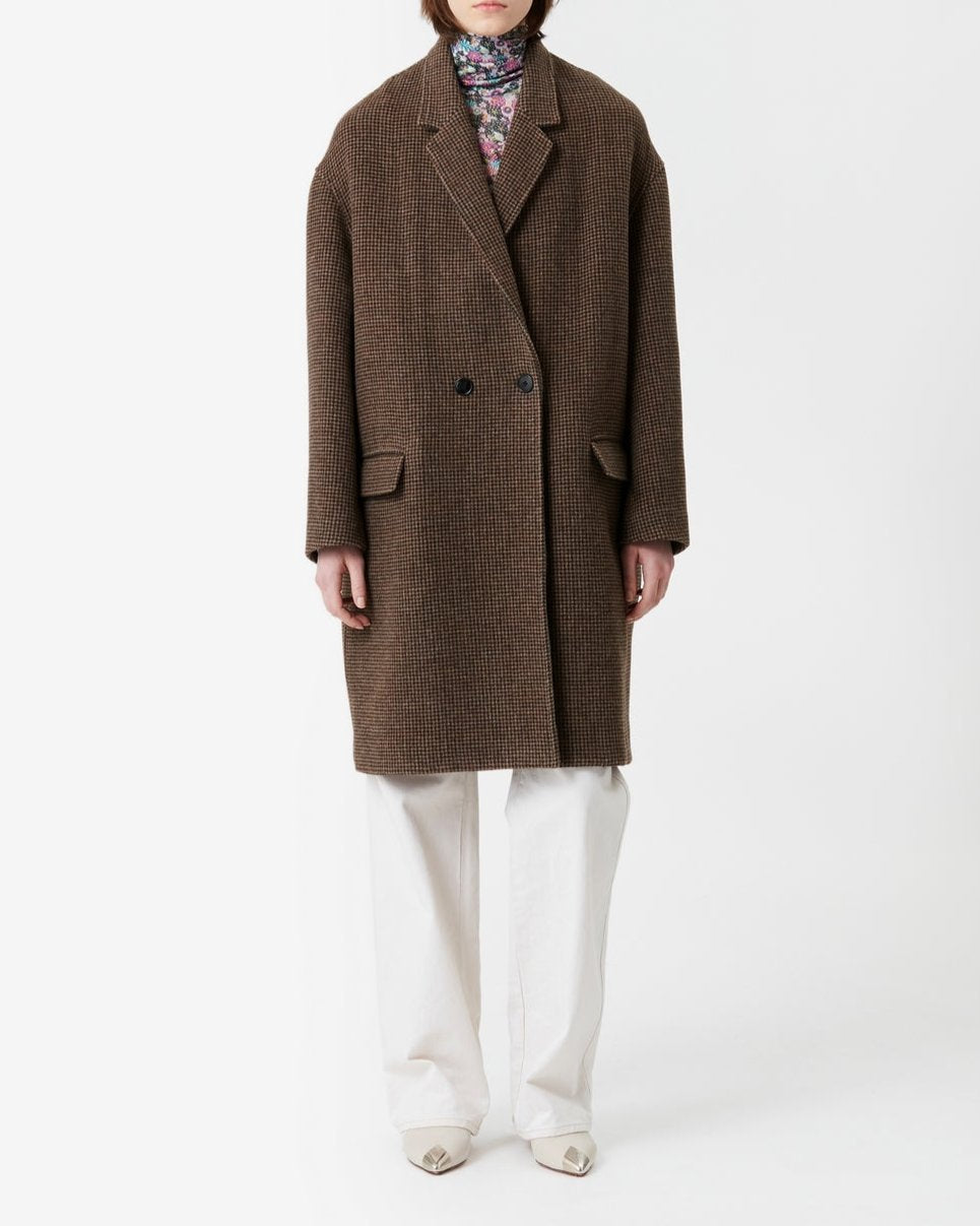 Manteau Efegozi - Chestnut
