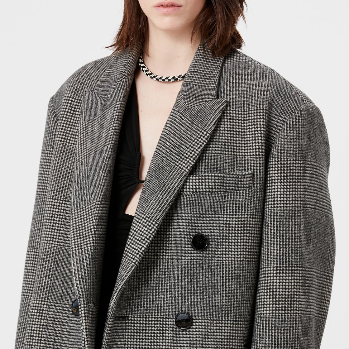 Manteau Lojimiko - Black/Ecru