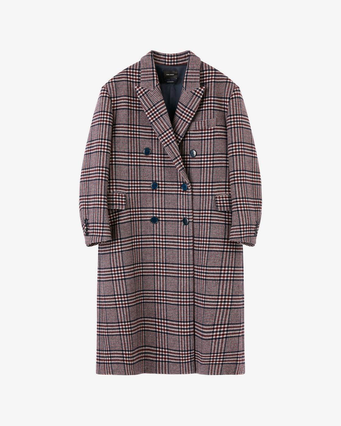 Manteau Lojimiko - Burgundy/Blue