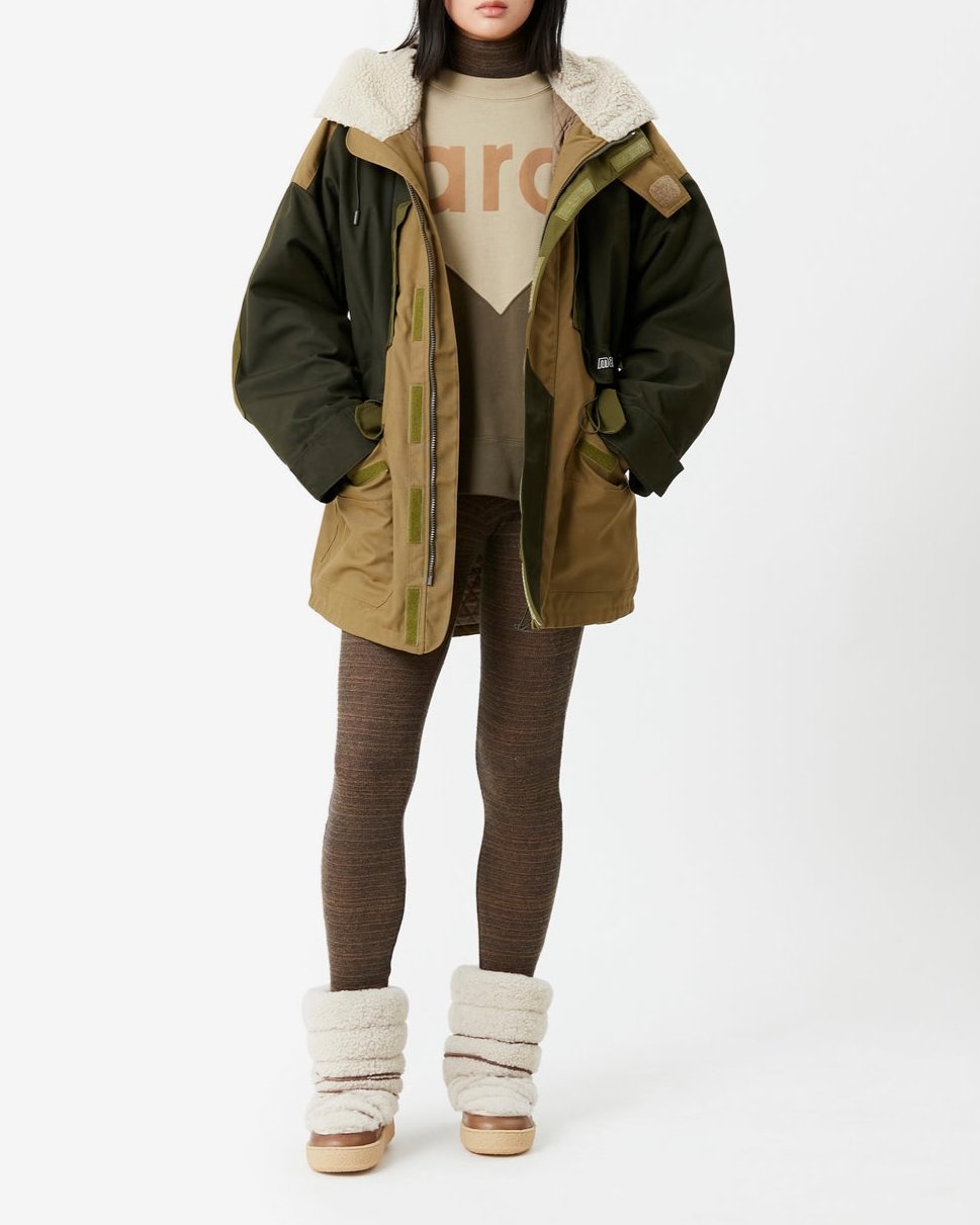 Manteau Gane - Dark Khaki