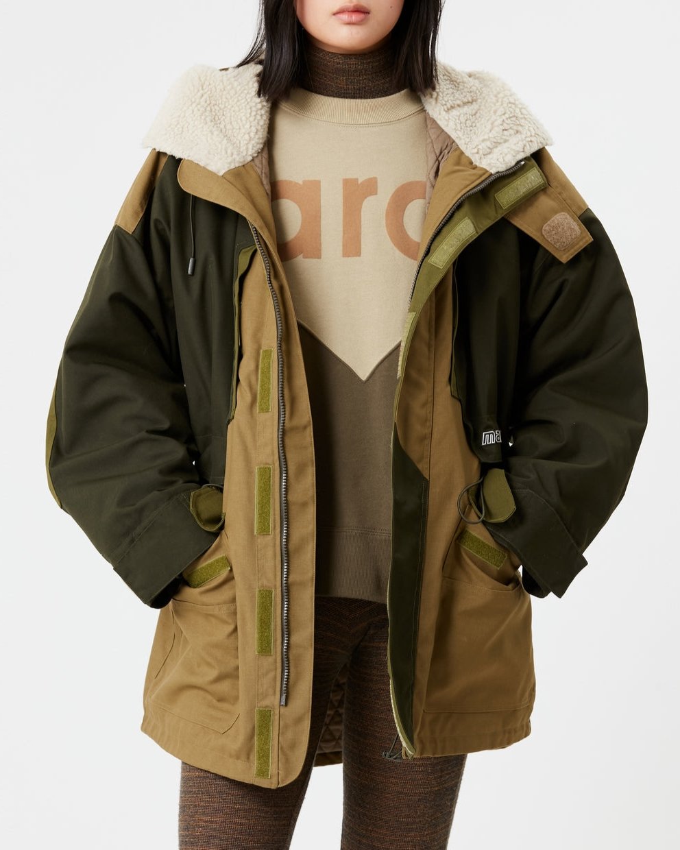 Manteau Gane - Dark Khaki