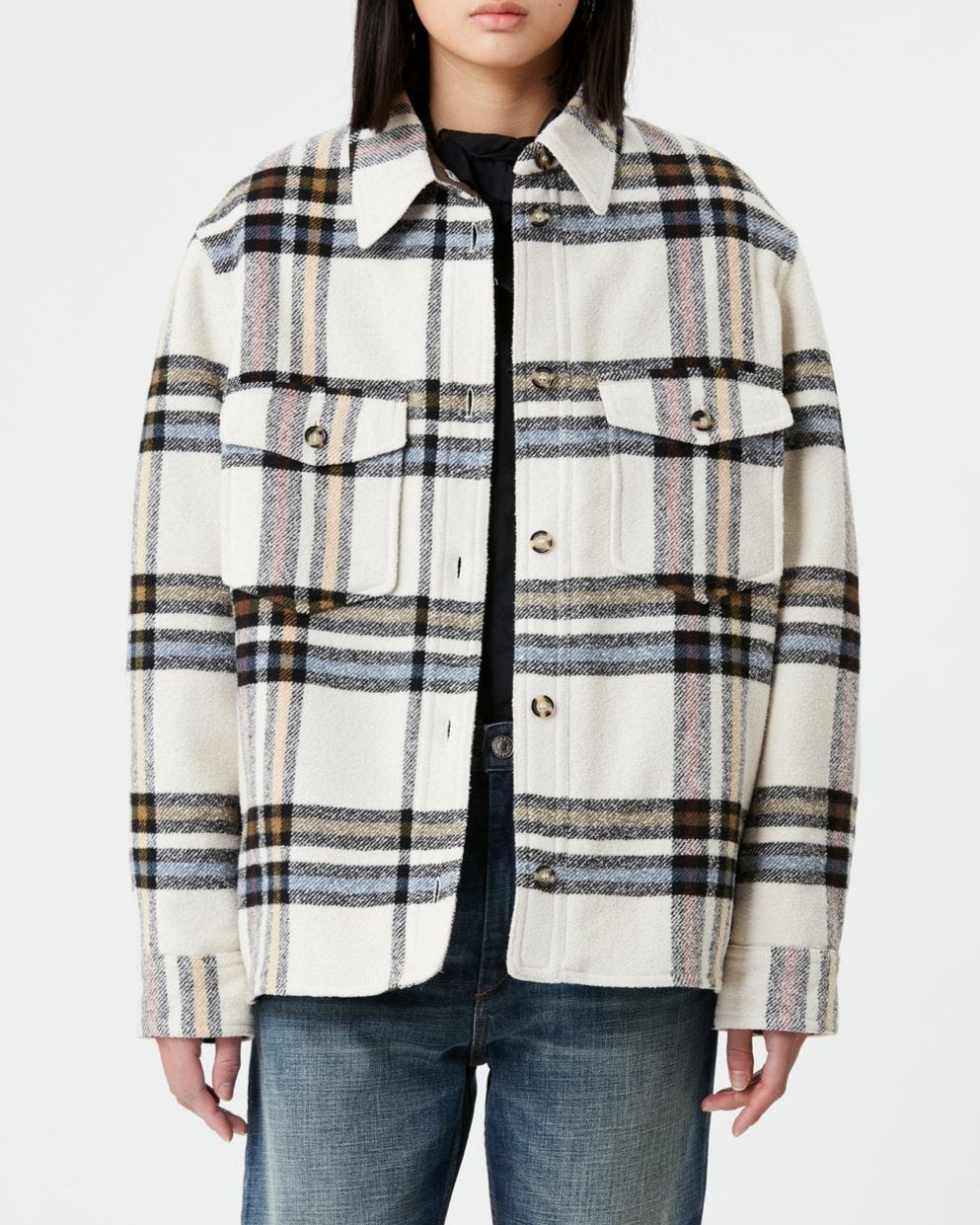 Manteau Ervey - Ecru