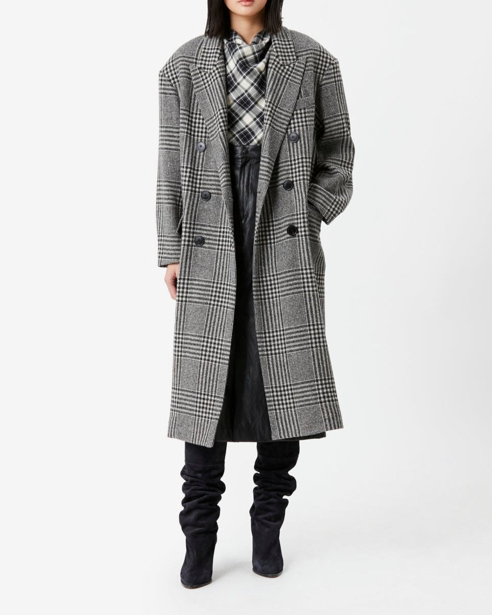 Manteau Lojima - Ecru/Black