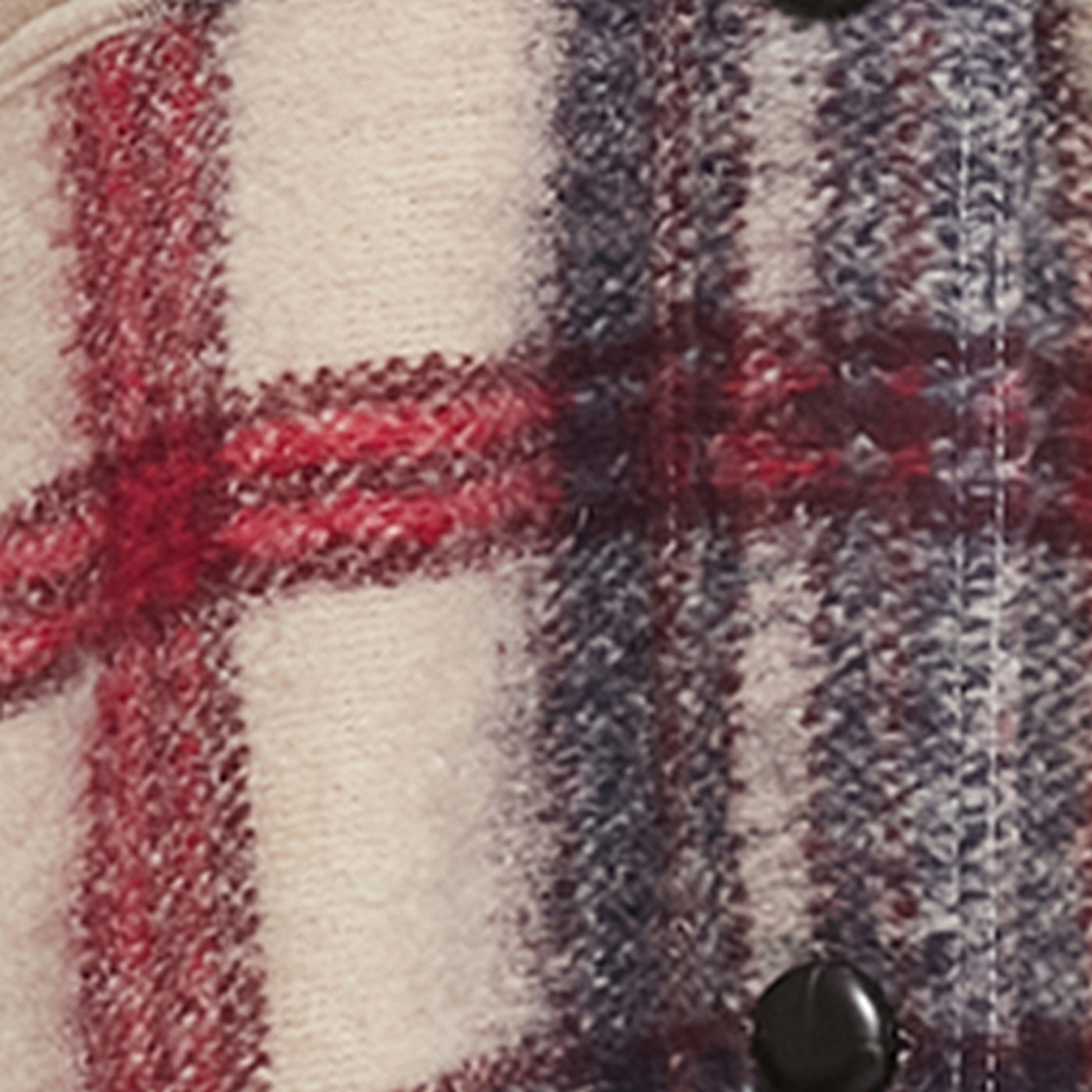Manteau Fontizi - Burgundy/Ecru