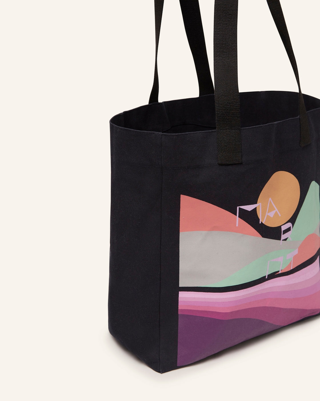 Porte Main Tote - Faded Black