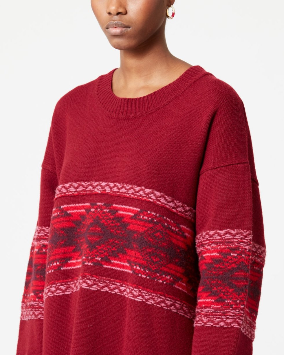 Pull Avril - Burgundy