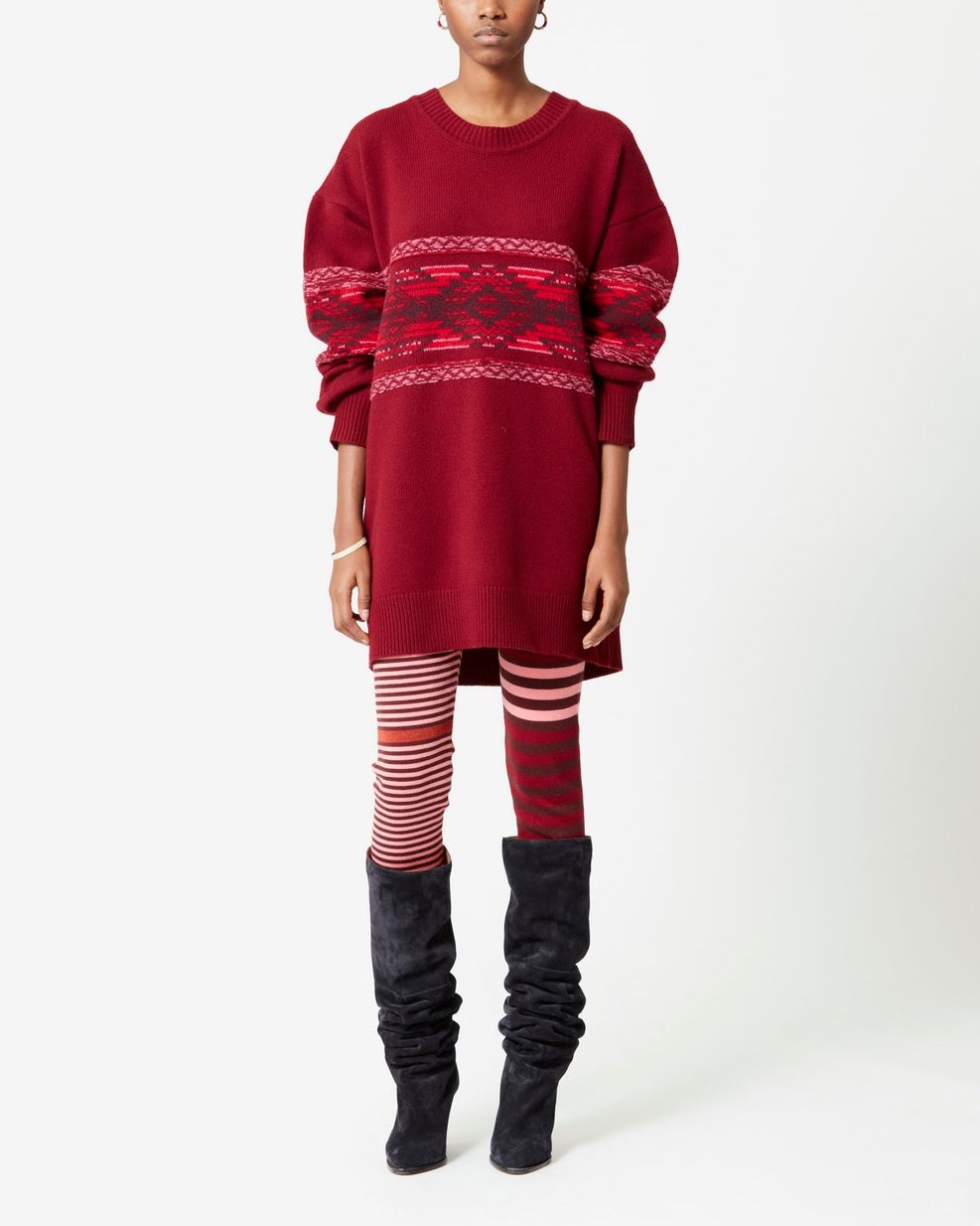 Pull Avril - Burgundy